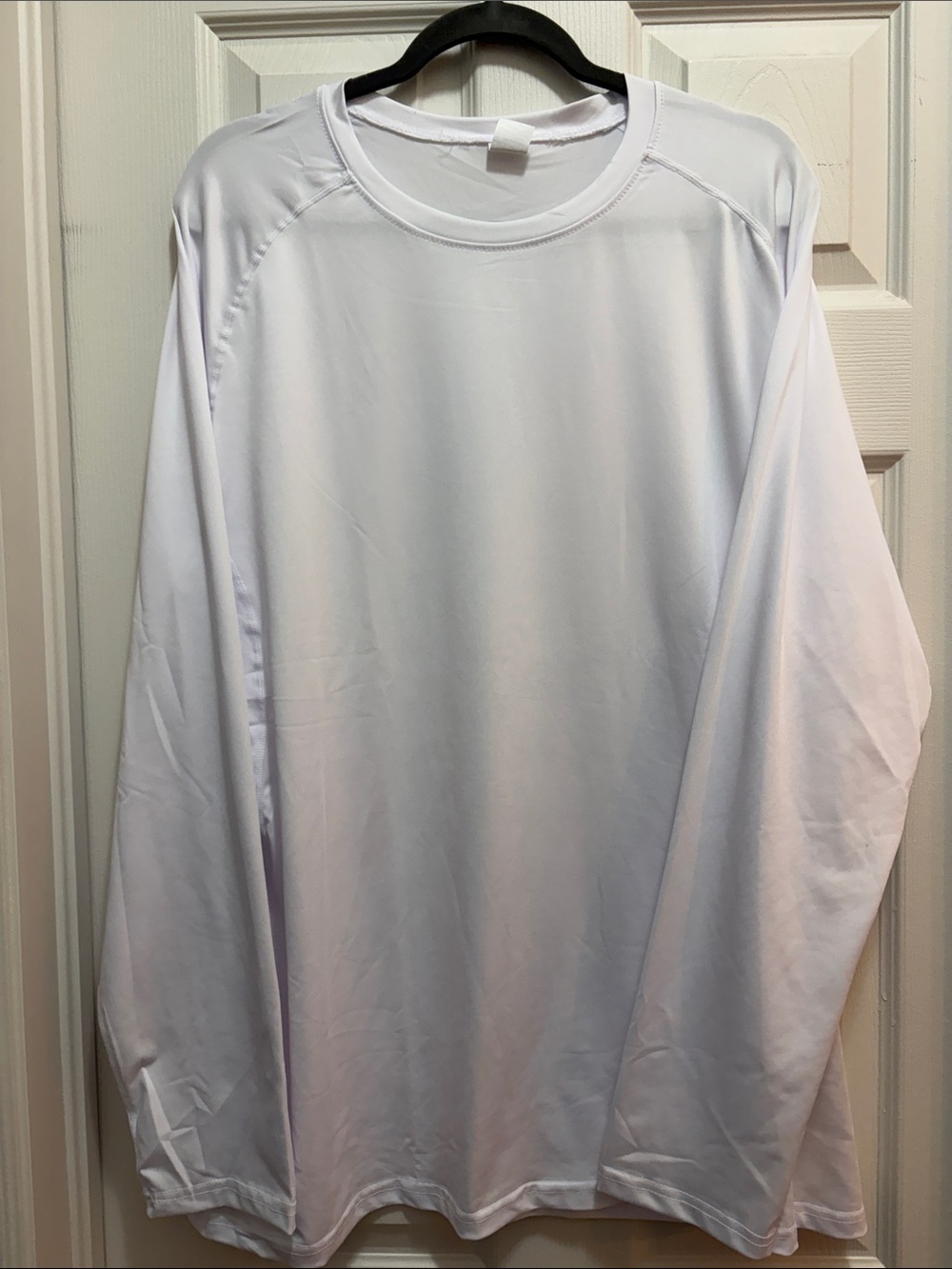 Men's Long-Sleeve Performance Shirt - White